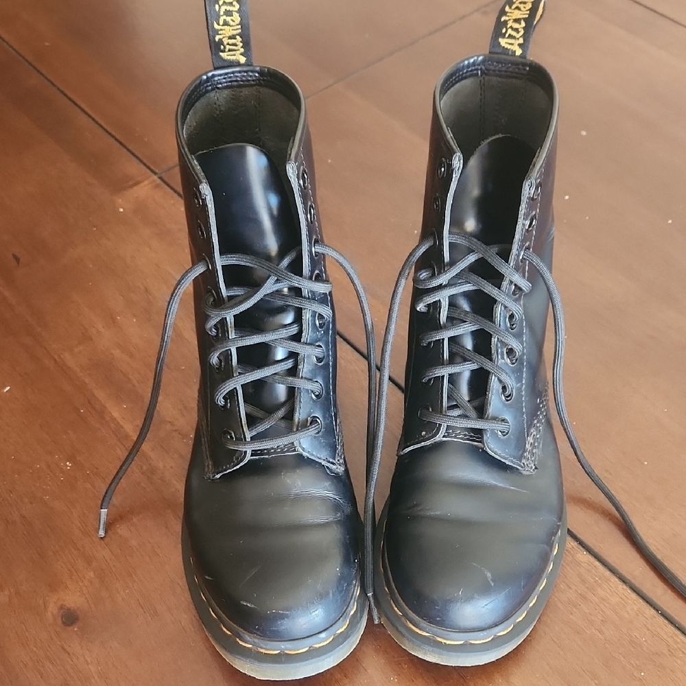 Dr. Martens Black Leather Boots